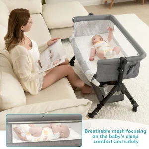 3-in-1 Baby Bassinet Bedside Sleeper