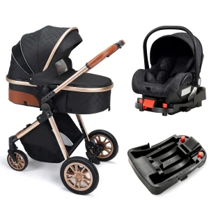 3 in 1 Luxury Pram High Landscape Baby Stroller