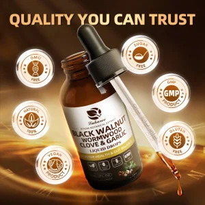 Lukaree 60ML Black Walnut Drop Wormwood Clove,